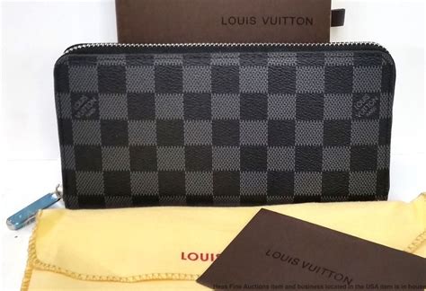 louis vuitton wallet black checkered|Louis Vuitton wallet authenticity check.